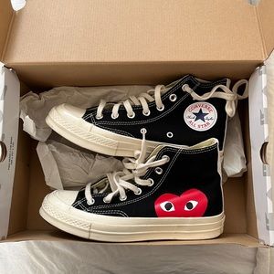 Comme des garçon high top converse